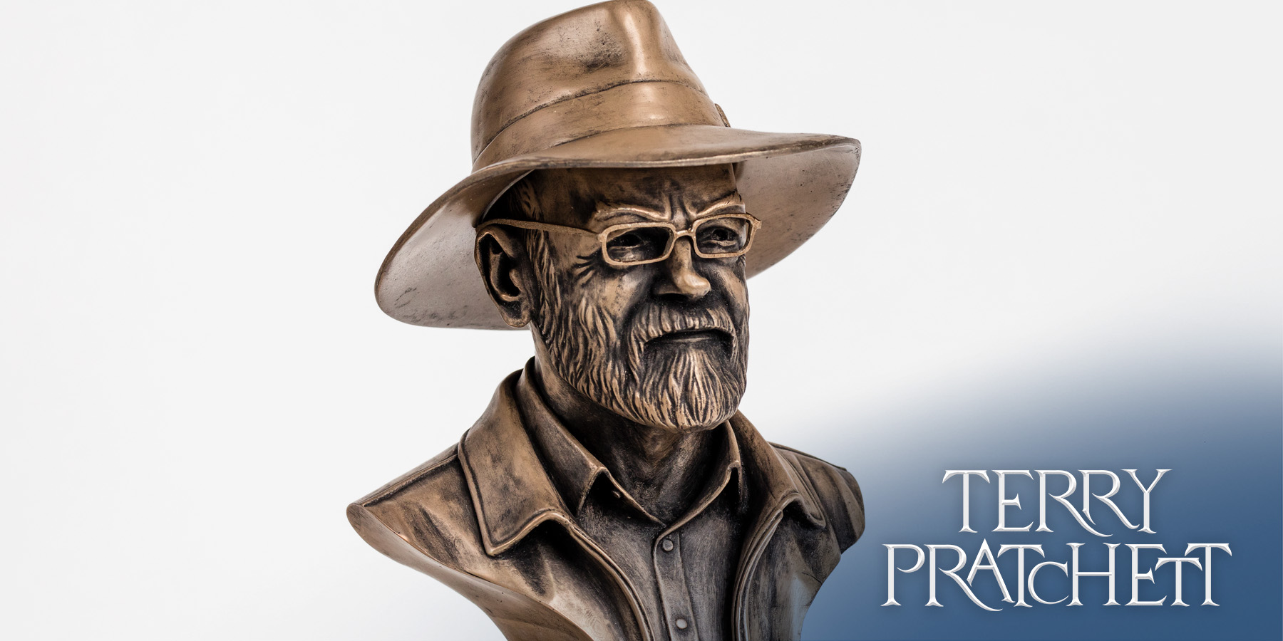 Terry Pratchett Memorial Bust - PaulKidby